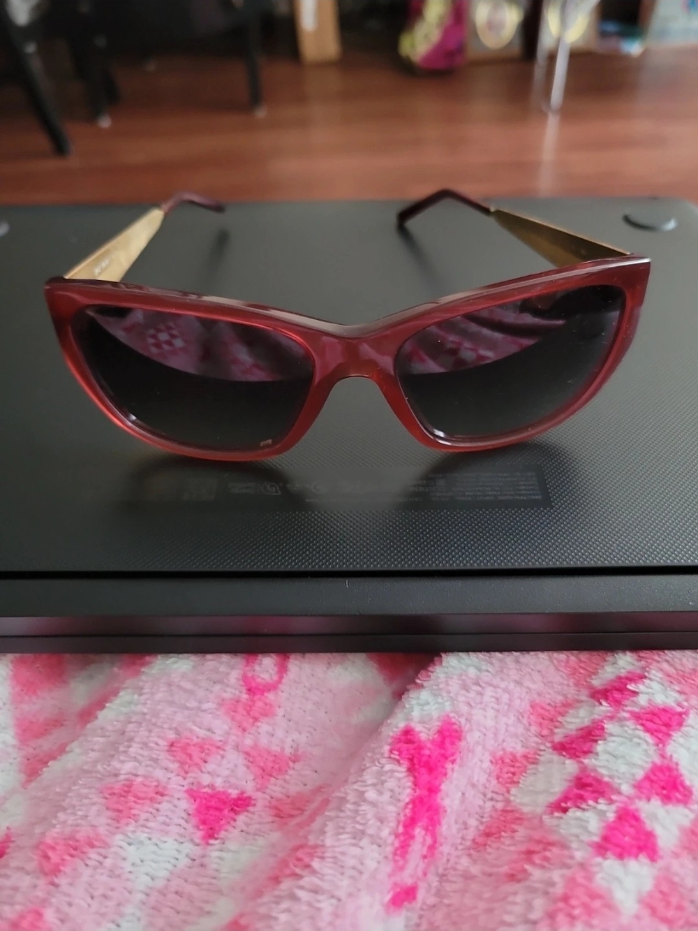 Burberry Women's Red Cat-Eye Sunglasses - Classic Fashion Accessory